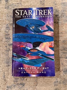 Final price Star Trek: The Next Generation — Headlong Flight (Blue Paperback)